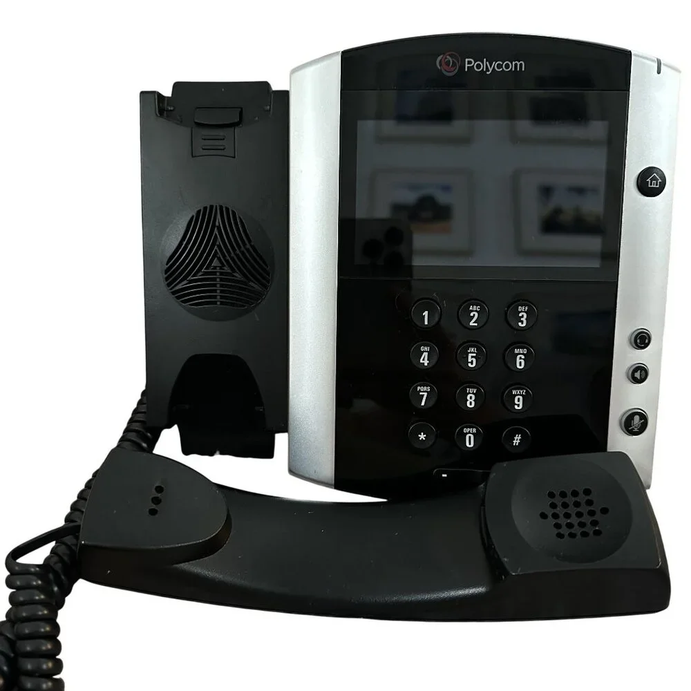Polycom VVX 601 Office Phone Touchscreen Media Corded Telephone 2201-48600-001